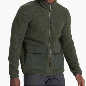 Vuori idyllwild Sherpa jacket Forest Green Fleece Jacket XL